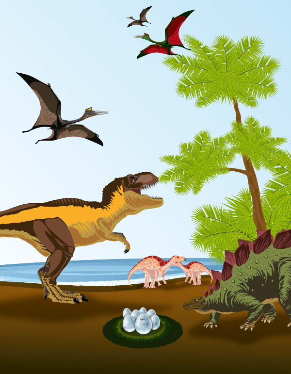 Dino A4 book
