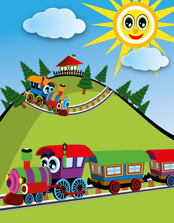 Train A4 book